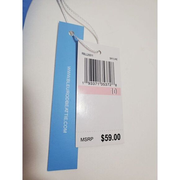 Bleu Rod Beattie Lush Life Leaf Print Skyline Sarong Bikini Bottoms Swimwear NWT - Picture 9 of 11